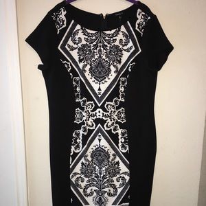 Black and white dress